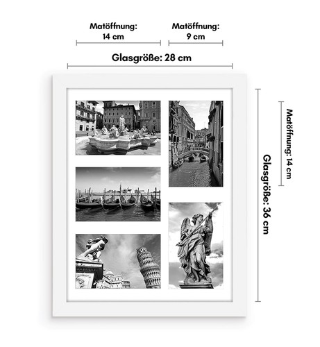 Bilderrahmen collage 28x36 - collage,