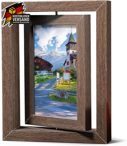 Doppelbildrahmen 10x15 holz - doppelbildrahmen, cm