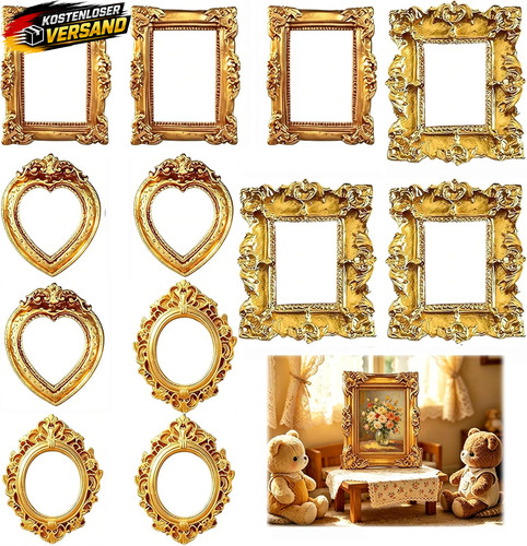 Mini bilderrahmen gold - bilderrahmen,