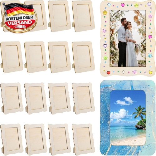 Holz bilderrahmen set - holz-bilderrahmen, 16
