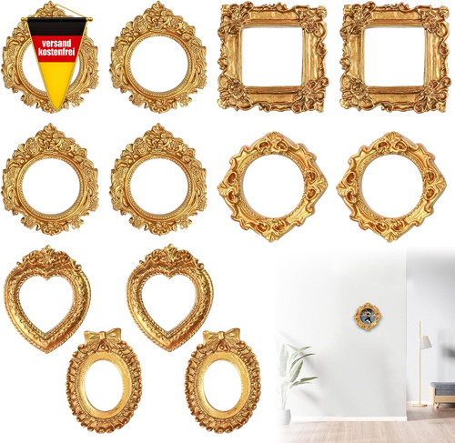 Mini bilderrahmen set gold - mini,