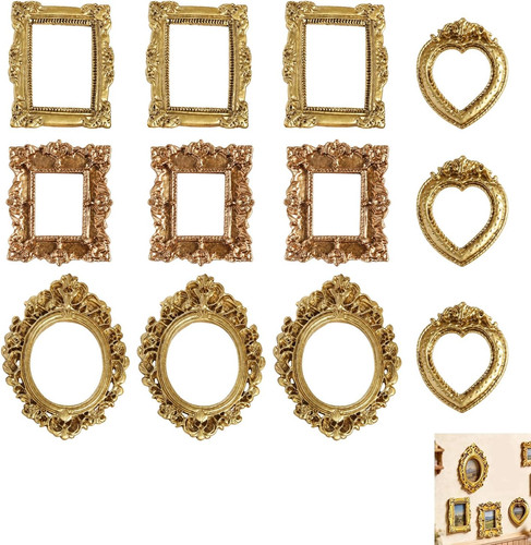 Mini bilderrahmen set gold - mini,